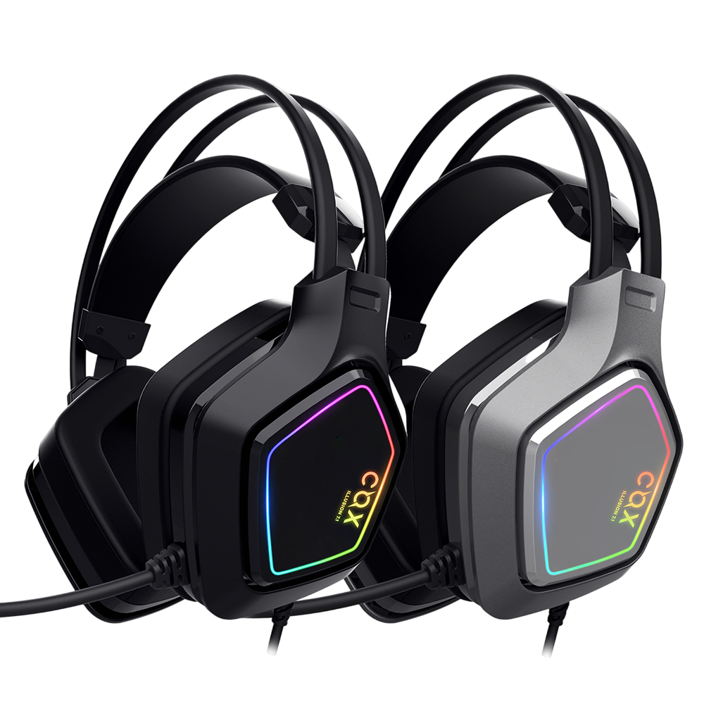 COX 스칼렛 가상 7.1 노이즈 캔슬링 마이크 진동 초경량 헤드셋(COX SCARLET 7.1 RGB HEADSET)