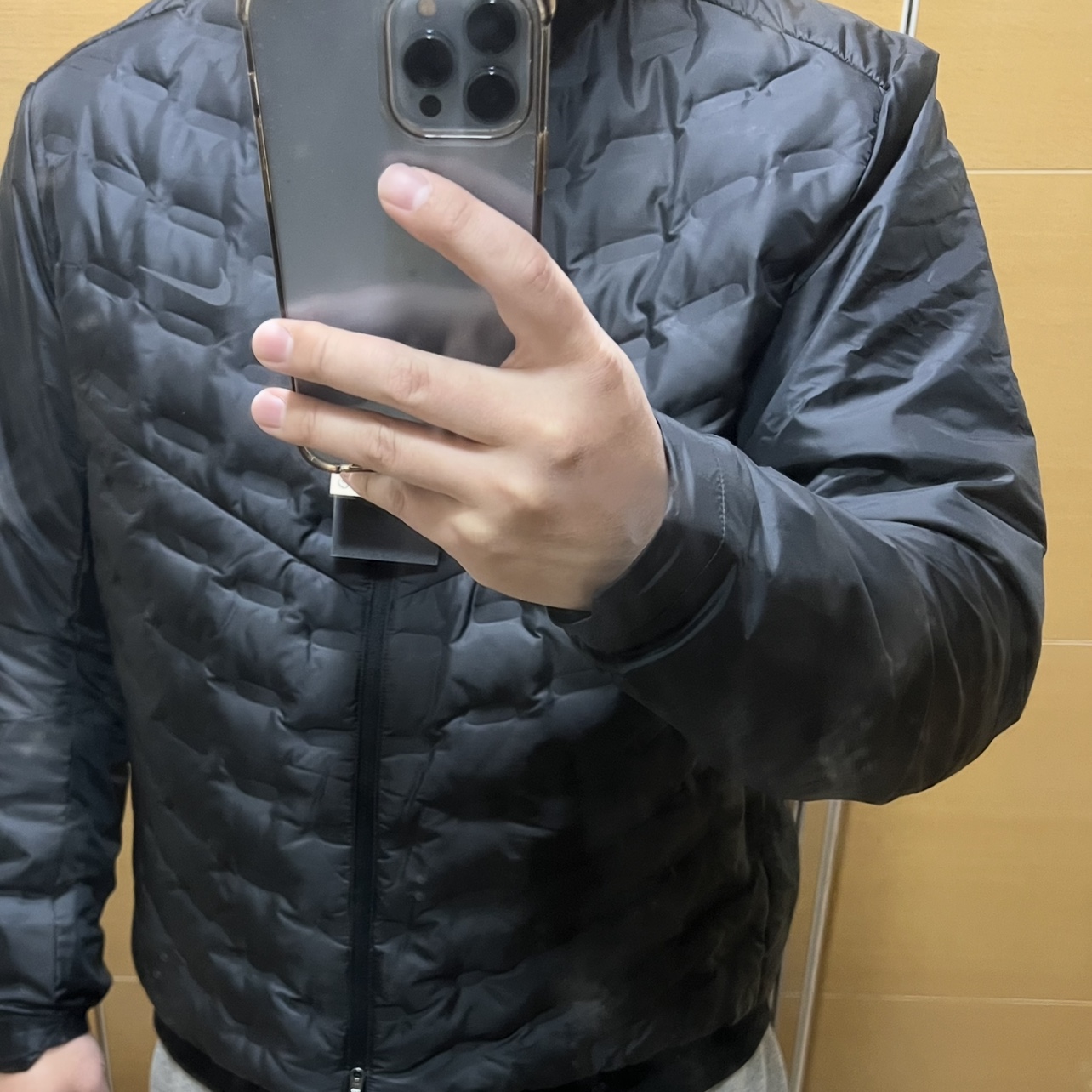 Nike Therma-Fit ADV Aeroloft Repel Down Running Jacket Black - Asia 착용 스타일