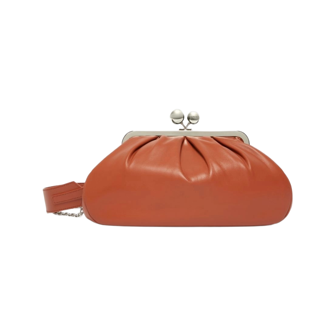 위켄드 막스마라 쿠비코 미디움 쉽스킨 파스티치노 백 러스트(Weekend Max Mara Cubico Medium Sheepskin Pasticcino Bag Rust)