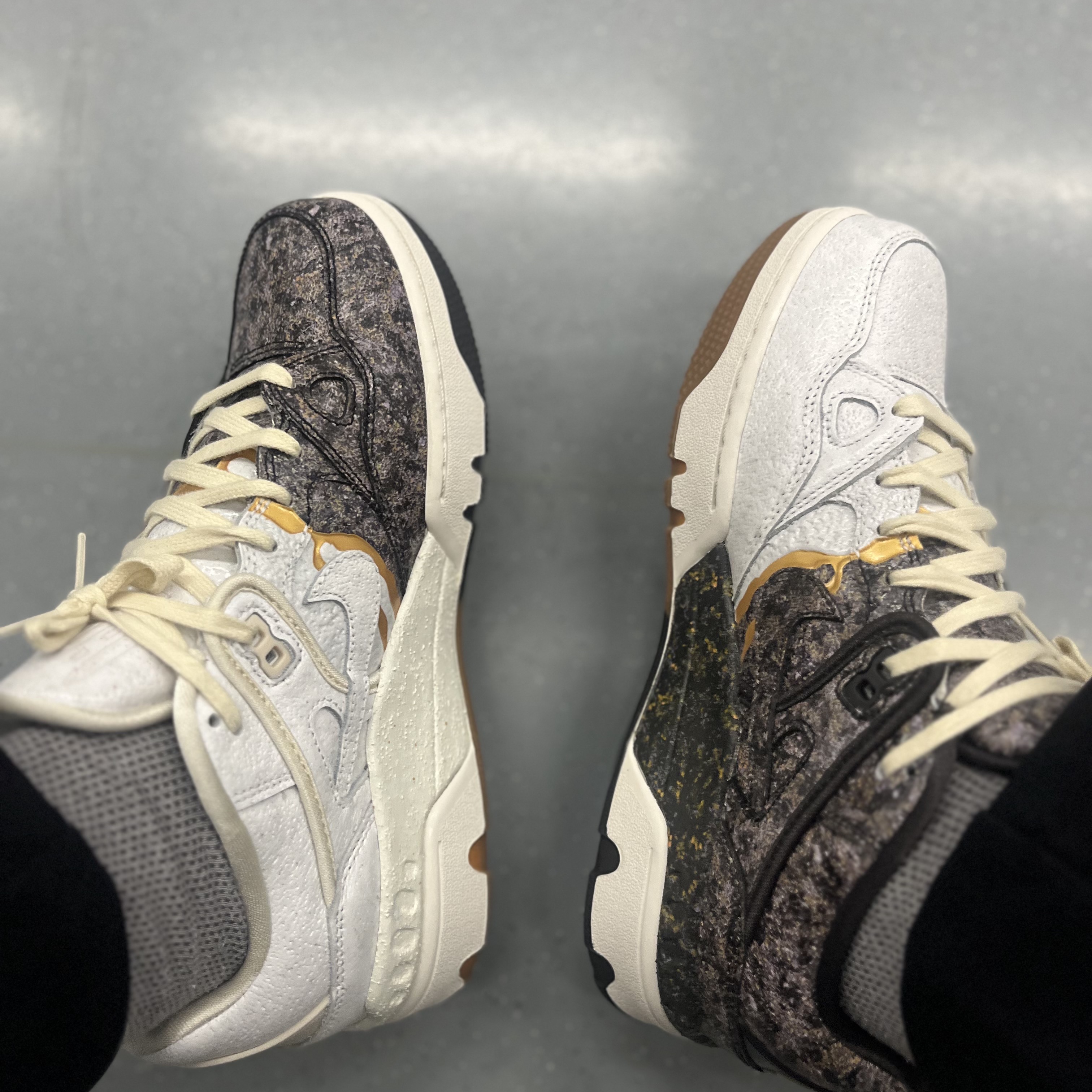 Nike x Nigo Air Force 3 Low Phantom and Night Stadium 착용 스타일 - 2