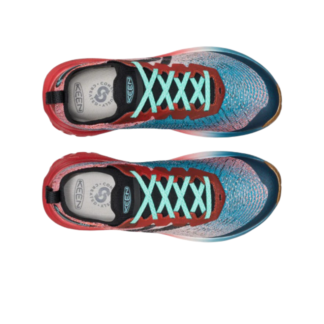 킨 시크 트레일 러닝 슈즈 그르나딘 오션 뎁스(Keen Seek Trail Running Shoes Grenadine Ocean Depths) - 2