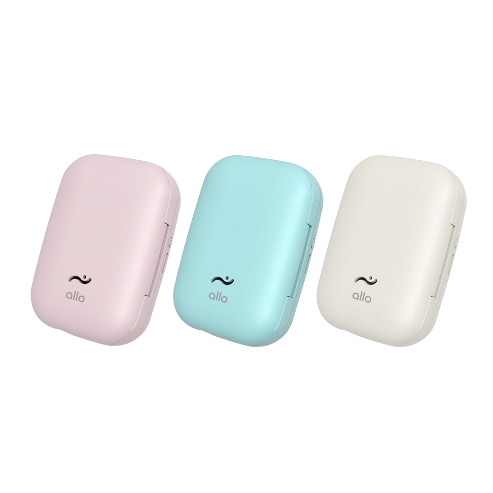 ATS1G AlloKorea Dentfiction Portable Cordless UV-C Toothbrush Sterilizer with Hot Air Drying & Heating ATS1G