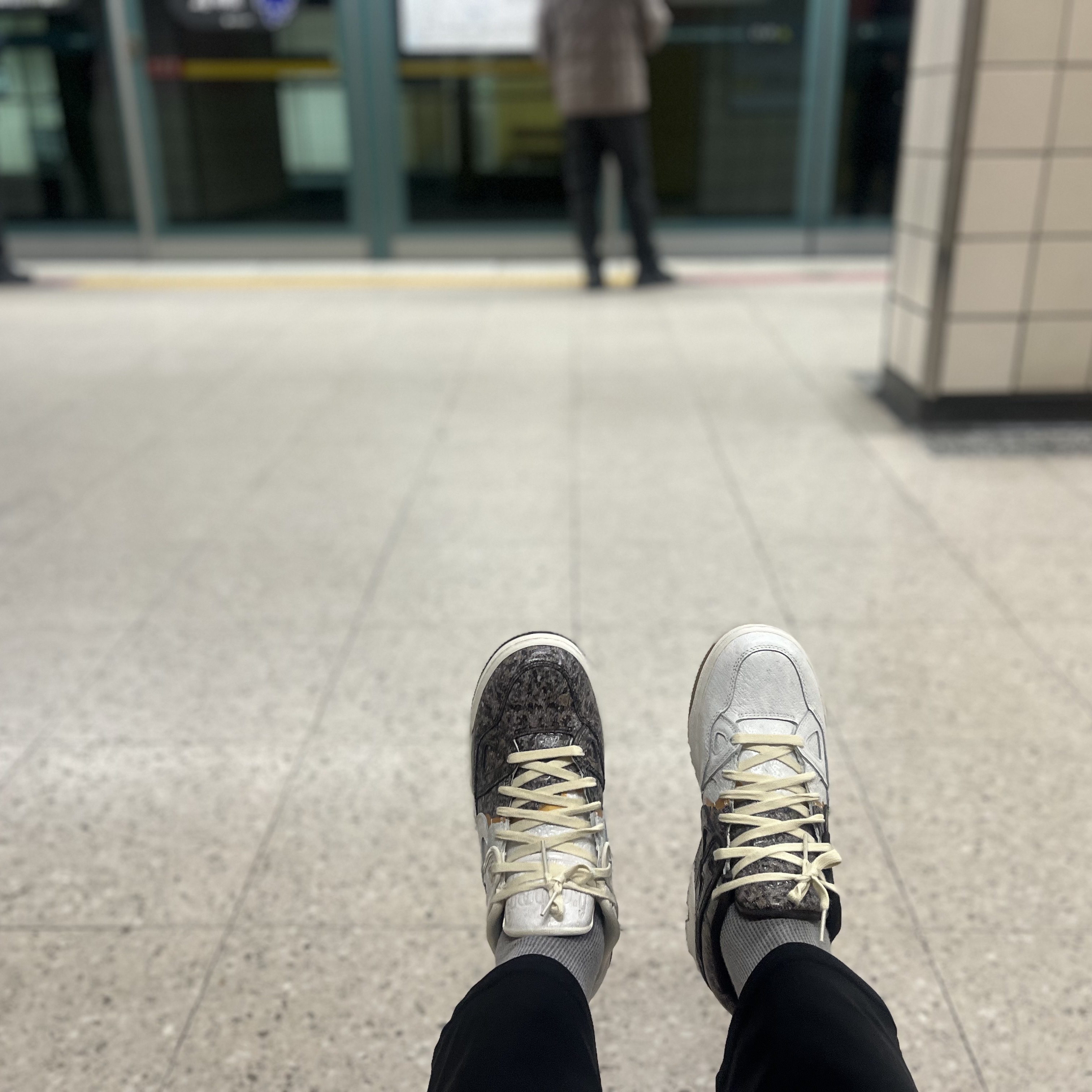 Nike x Nigo Air Force 3 Low Phantom and Night Stadium 착용 스타일 - 1