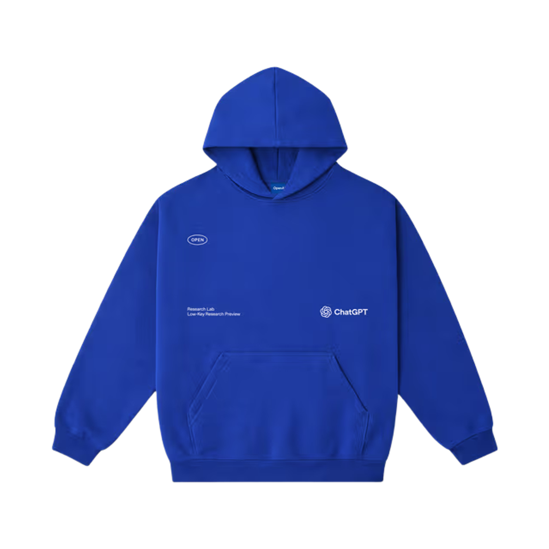 오픈AI 오픈 블루 후디 코발트 블루(OpenAI Open Blue Hoodie Cobalt Blue) - 1