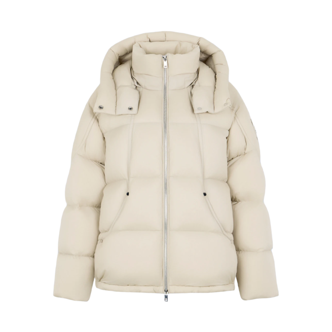 (W) 무스너클 퍼퍼 아카이 3Q 자켓 앨러배스터((W) Moose Knuckles Puffer Akai 3Q Jacket Alabaster) - 1
