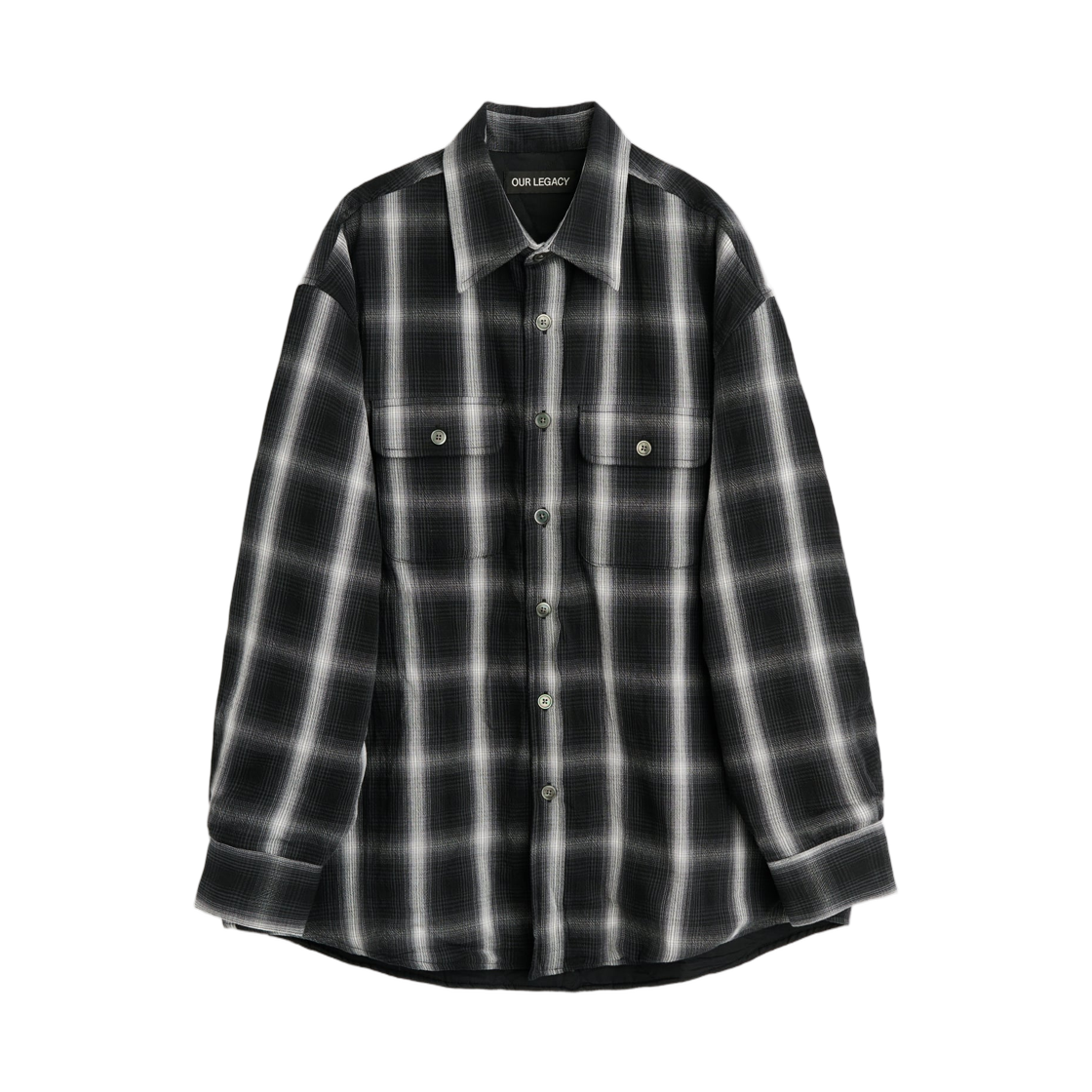 아워레가시 패딩 모스 셔츠 쉐도우 트라이얼 체크(Our Legacy Padded Moss Shirt Shadow Trial Check)