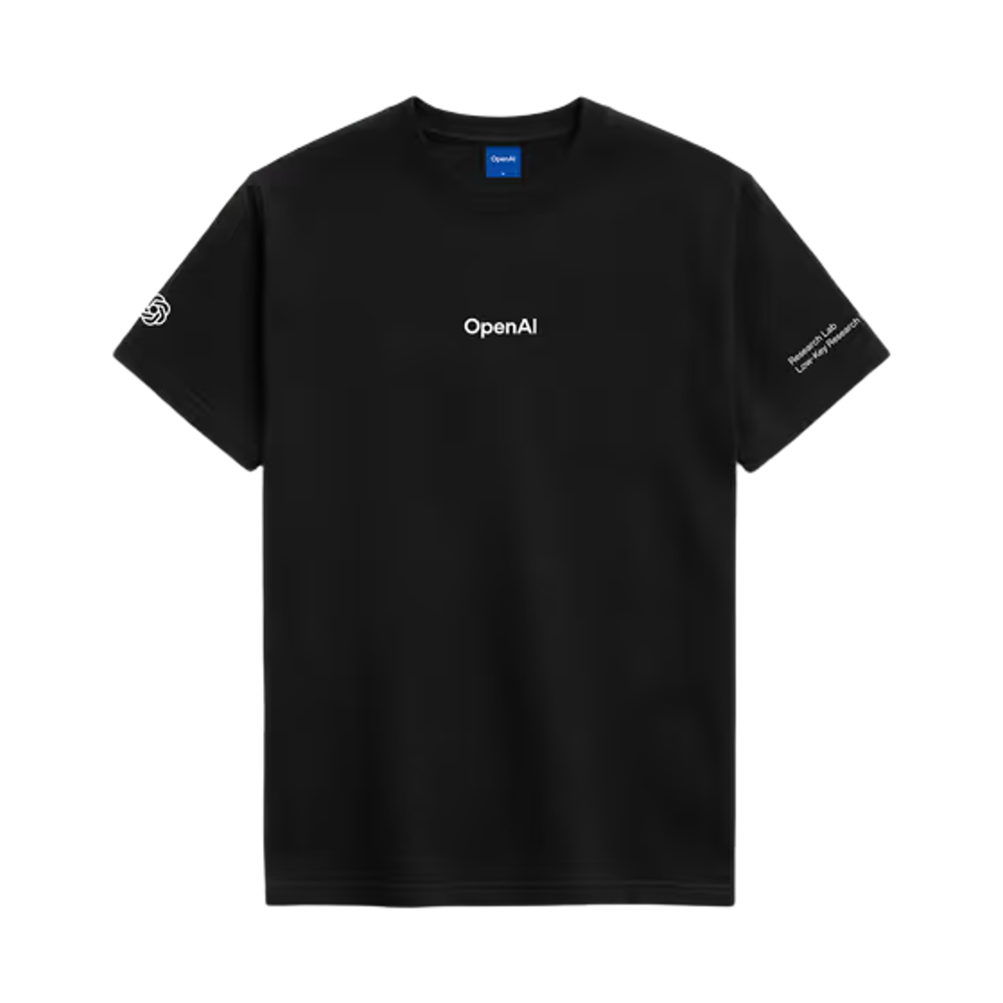 오픈AI 워드마크 티셔츠 블랙(OpenAI Wordmark T-Shirt Black)