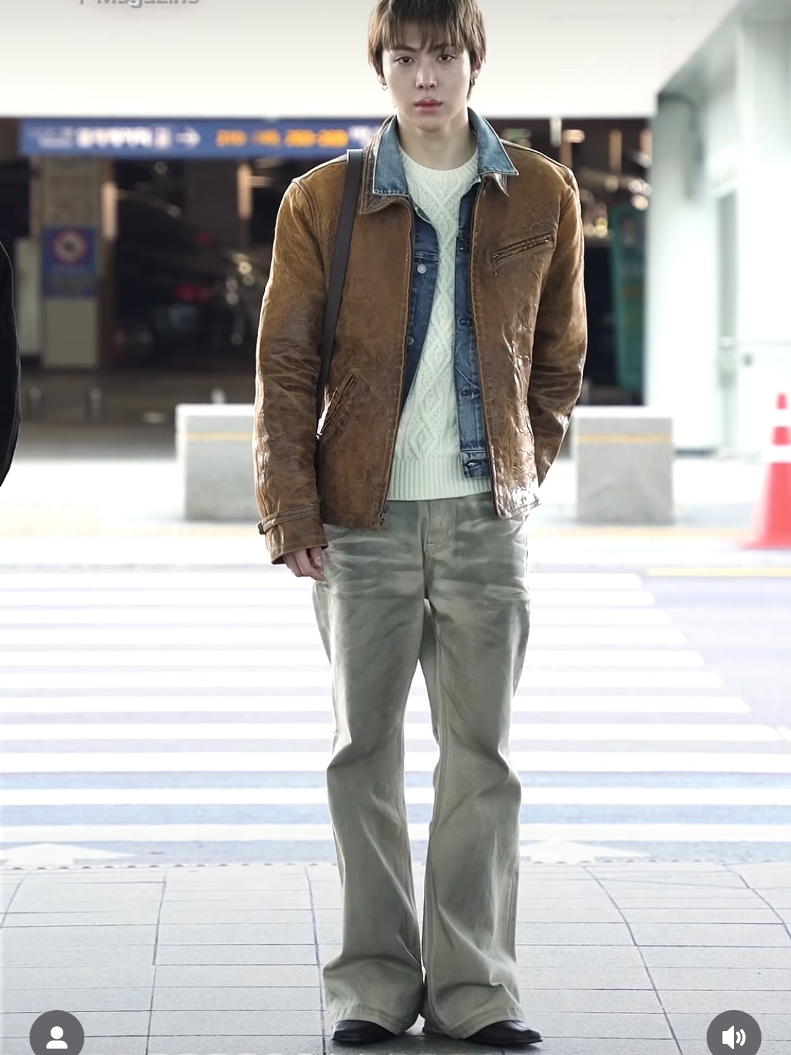 PACOSPLY Crushed Boots Jeans Dirty Desert 착용 스타일