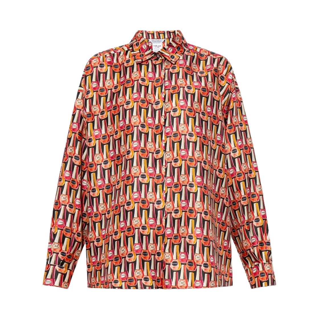 TARO-007 (W) Max Mara Taro Silk Shirt Multicolour