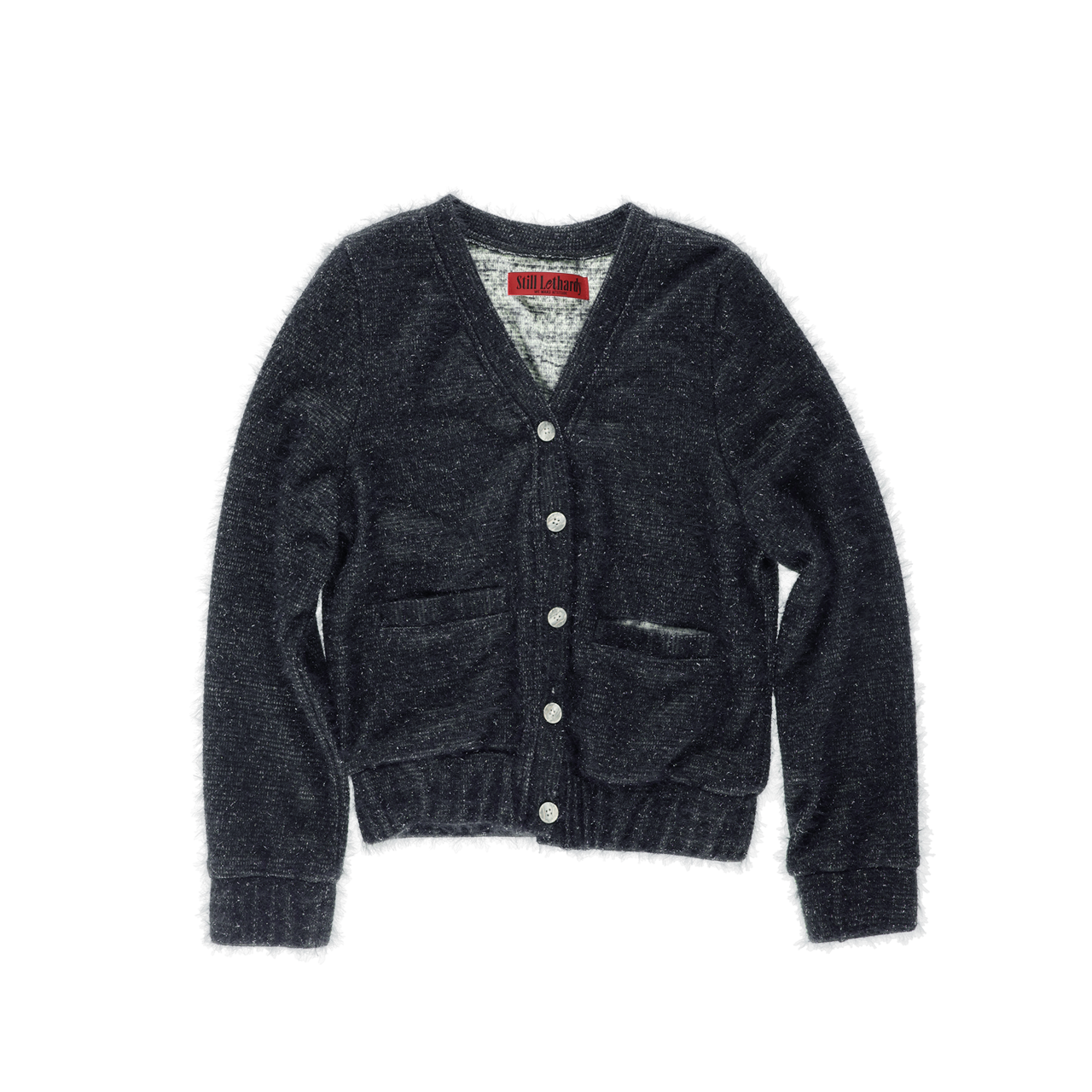 SL25FWCD03GY Still Lethardy Misty Glitter Cardigan Grey