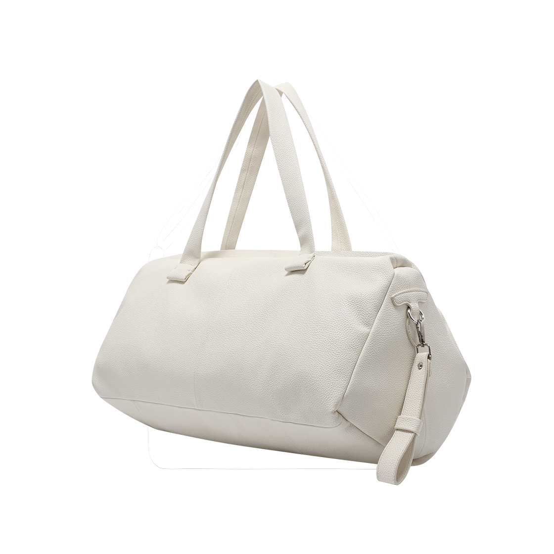 웨슬리휴스턴 메버릭 글러브 스트랩 레더 보스턴백 아이보리(WESLEY HYUSTON Maverick Glove Strap Leather Boston Bag Ivory)