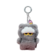 Zo&Friends Mini Zoa Plush Keyring Grey