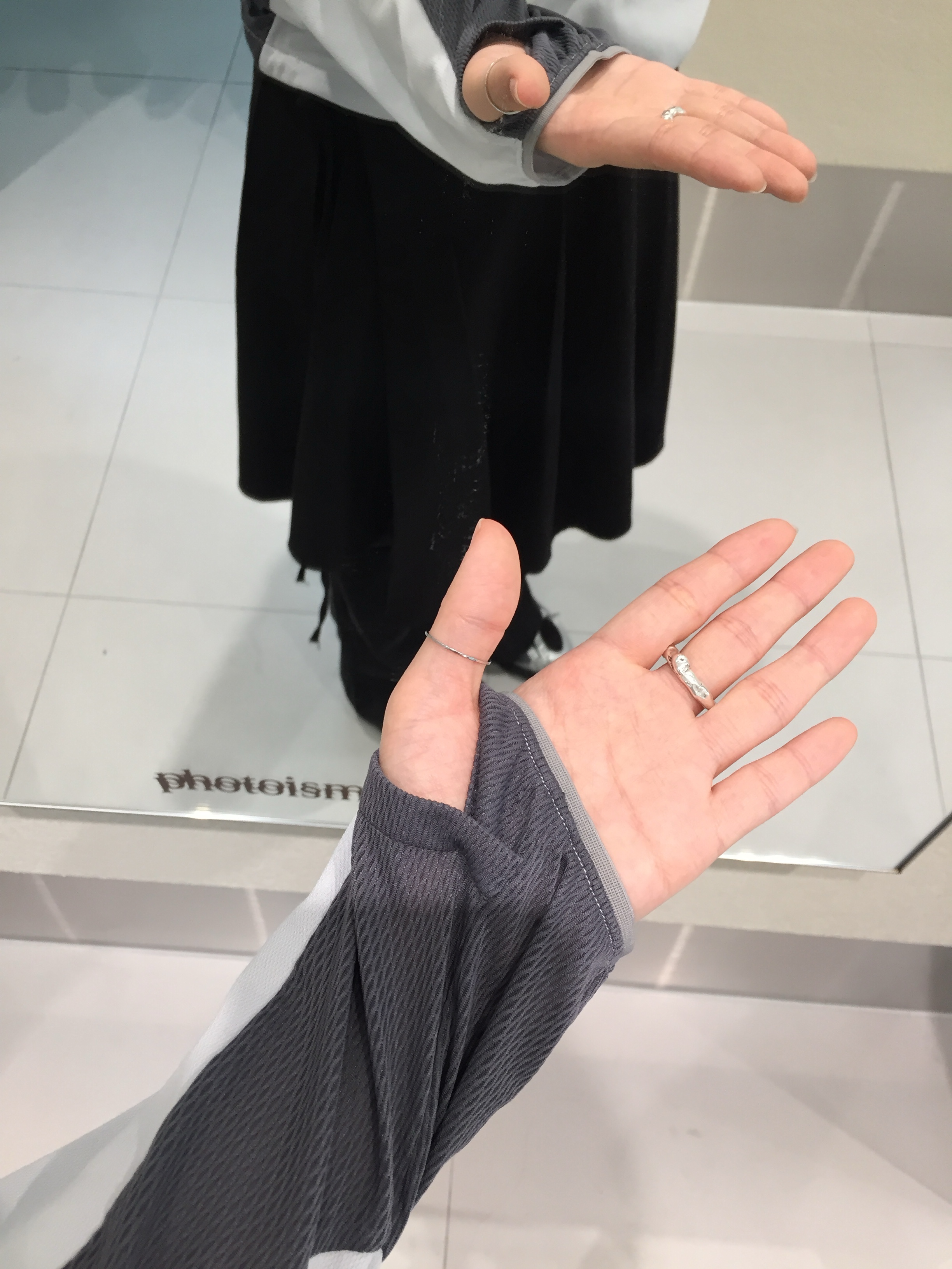 Kiyoi Balaclava Mesh Hoodie Grey, Asics Gel-Nimbus 10.1 Black Pure Silver - Korea Exclusive 착용 스타일 - 3
