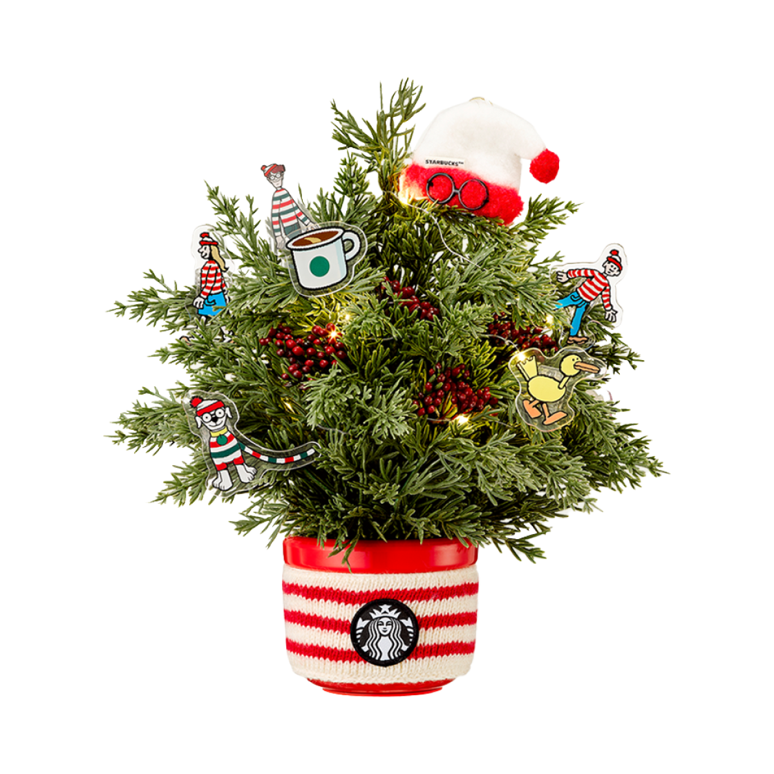 1002914 Starbucks x Where's Wally Joyful Christmas Tree