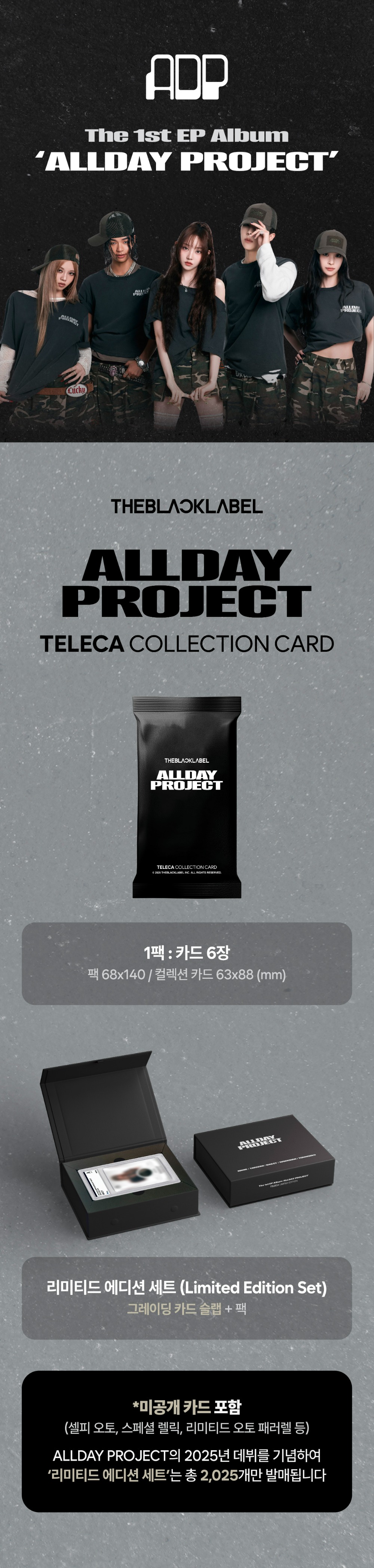올데이 프로젝트 컬렉션 카드 | break&company | KREAM