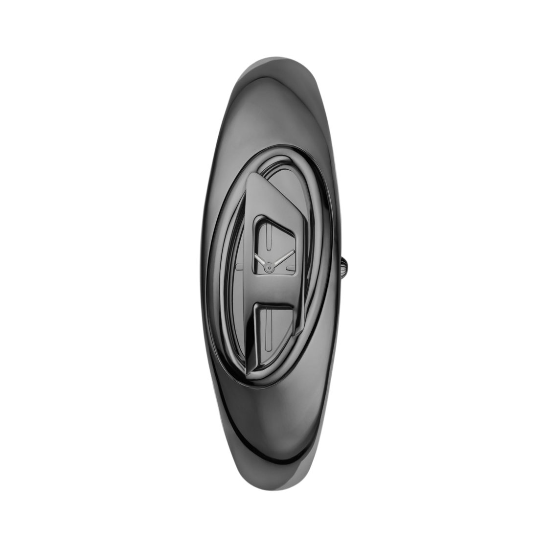 (W) 디젤 Dz5607 원더디 투핸드 24mm 스테인리스 스틸 블랙((W) Diesel Dz5607 Wonder-D Two-Hand 24mm Stainless Steel Black)