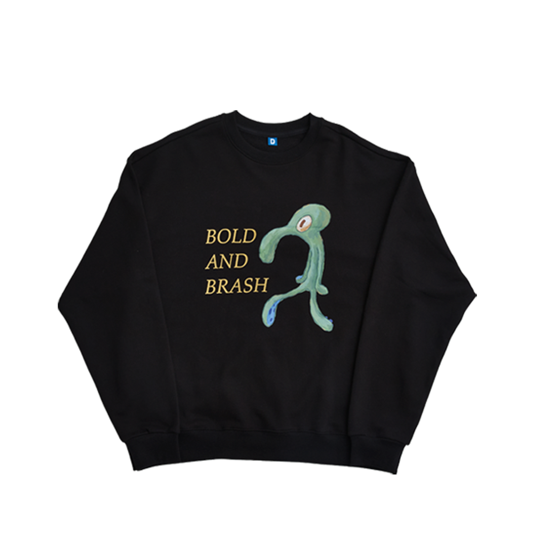DN25WSS3100 DANCOMMA x SpongeBob SquarePants Squidward Bald and Light Sweatshirt