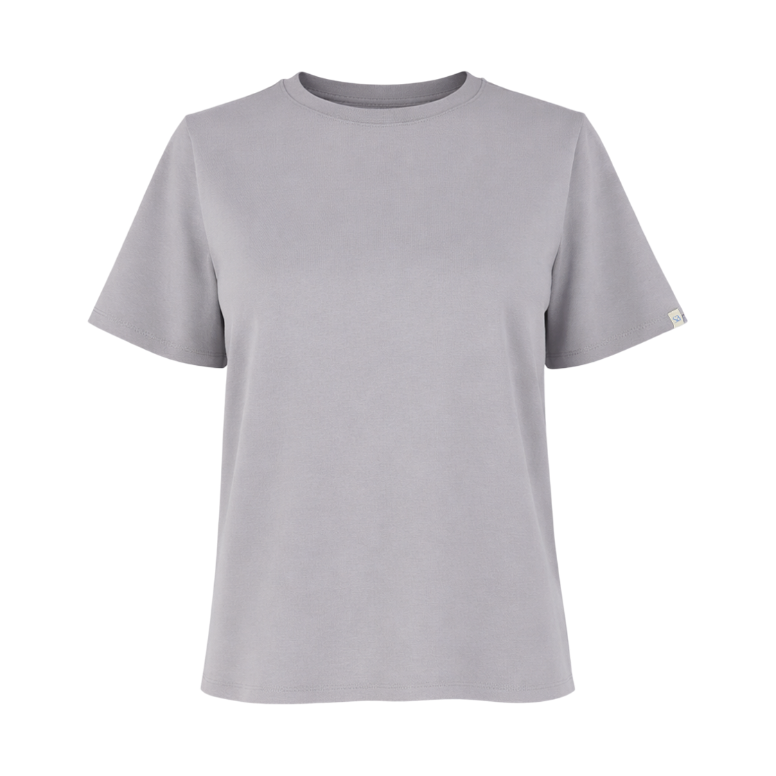 사유 베이직 텐션 반팔 티셔츠 그레이(sayuu Basic Stretch Short-Sleeve T-Shirt Gray) - 1