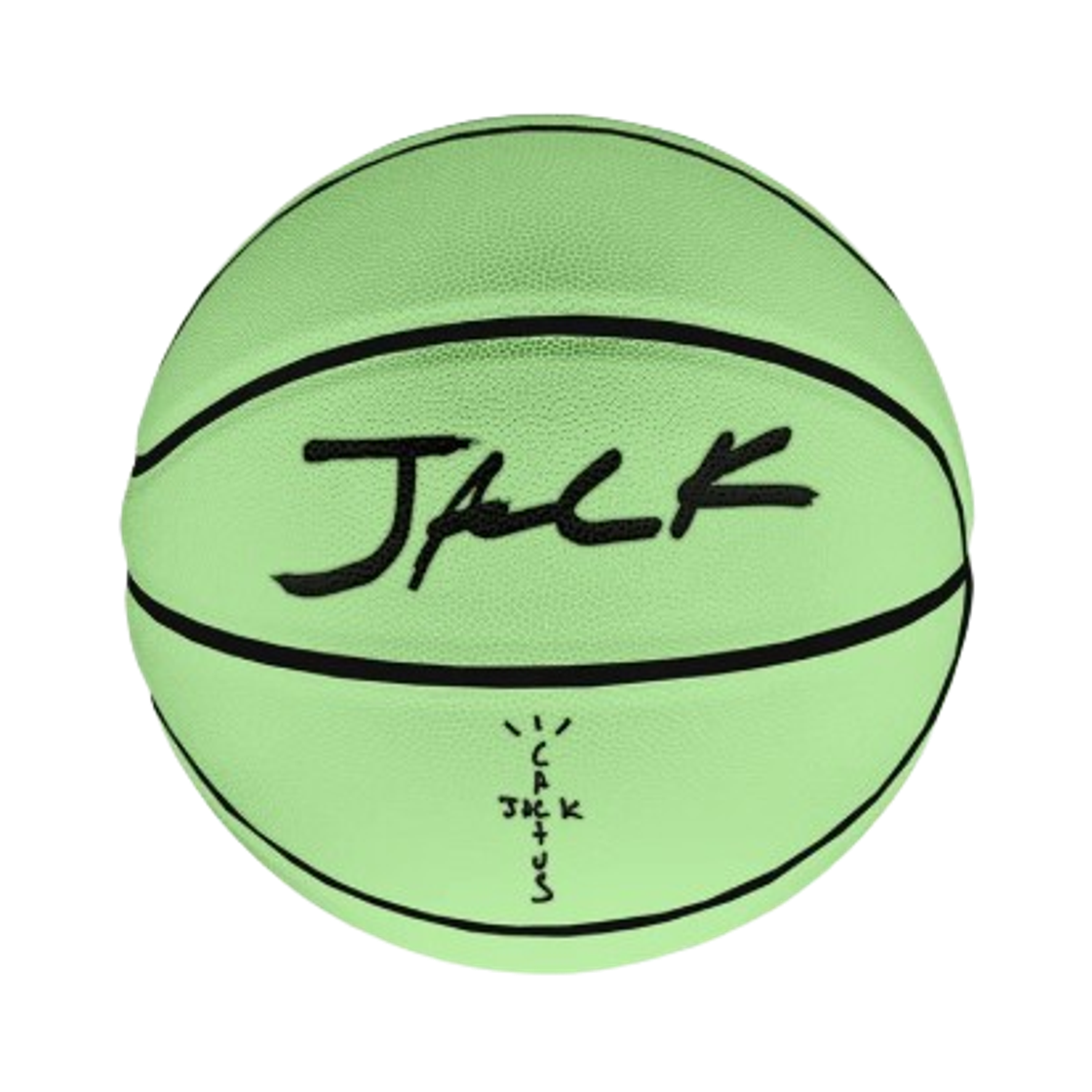 트래비스 스캇 캑터스 잭 스마일리 글로우 다크 베스킷볼(Travis Scott Cactus Jack Smiley Glow In The Dark Basketball) - 2
