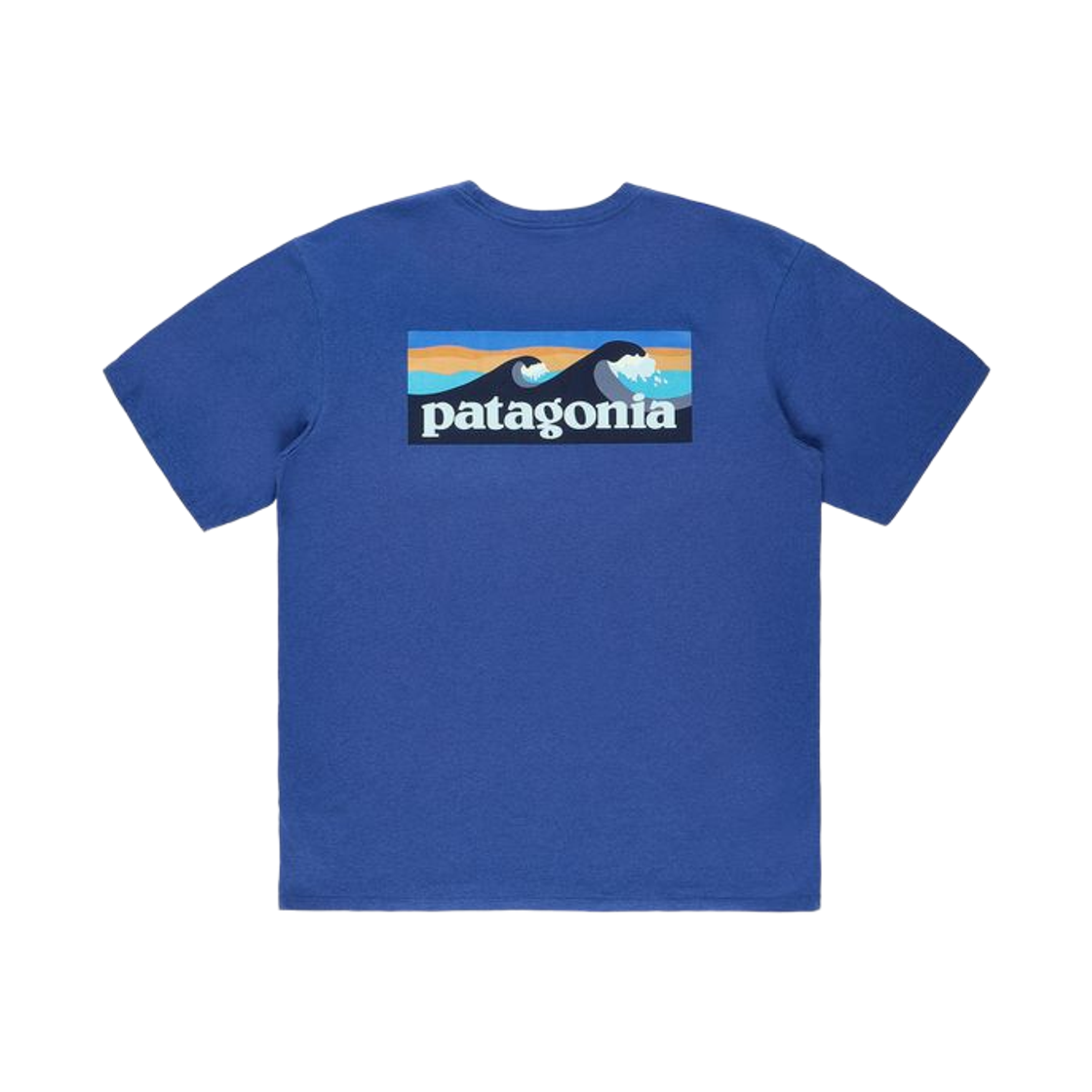 파타고니아 보드쇼츠 로고 포켓 리스폰시빌리 티셔츠 엔드리스 블루(Patagonia Boardshort Logo Pocket Responsibili T-Shirt Endless Blue) - 1