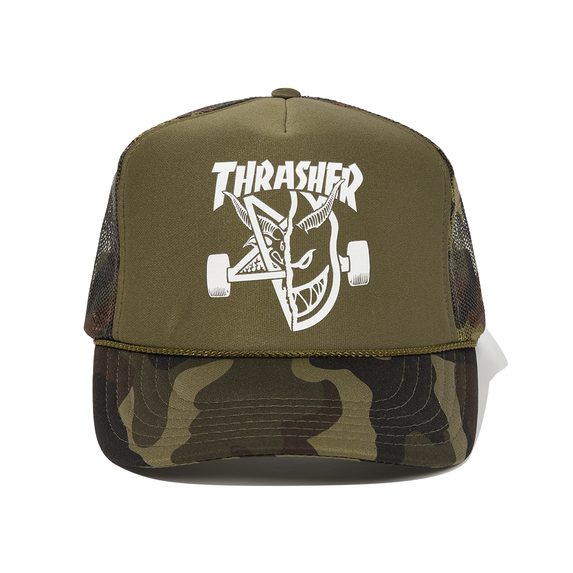 트레셔 트레쉬 앤드 번 매쉬캡(THRASHER Thrash & Burn Mesh Cap)