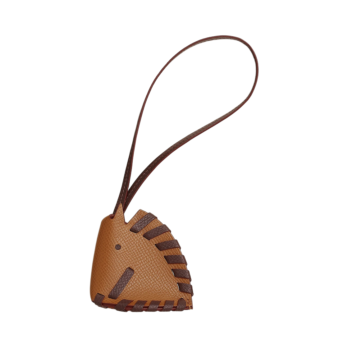 (W) 에르메스 슈발 트레세 참 앱송 카프스킨 & 골드 쇼꼴라((W) Hermes Cheval Tresse Charm Epsom Calfskin & Gold Chocolat) - 1
