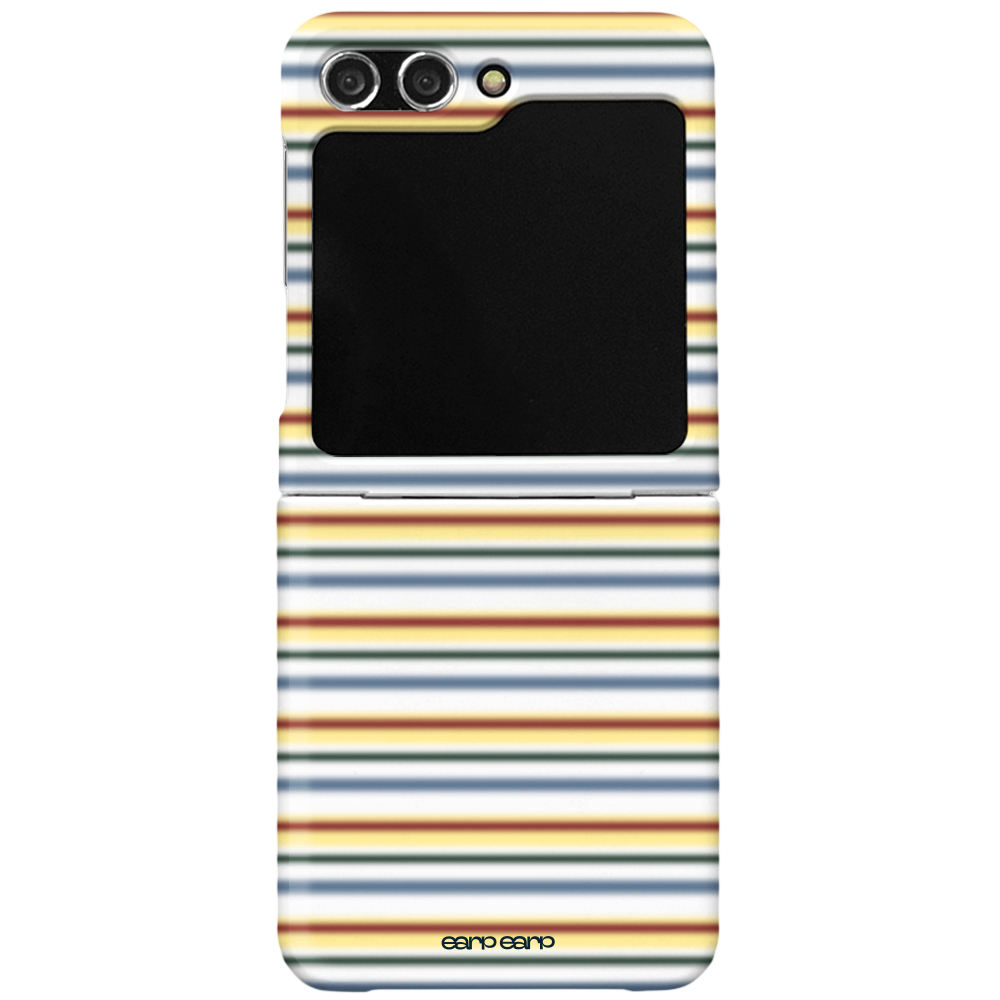 E2512_0039 earpearp Honey Stripe Z Flip Hard Case