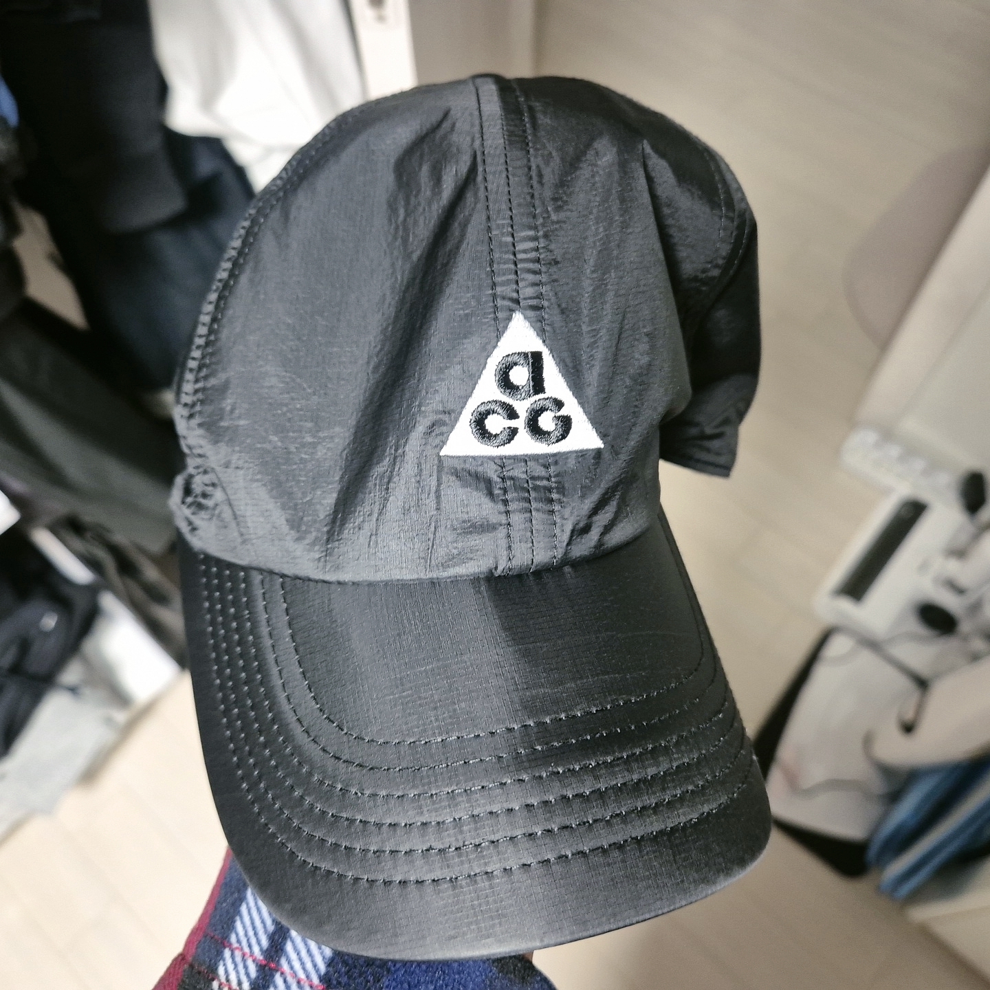 Nike ACG Trail Cap Black 착용 스타일