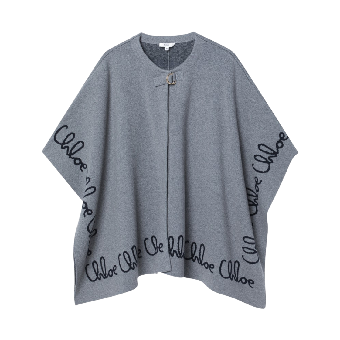 C20667-A46 (Kids) Chloe Logo Cape Heather Grey