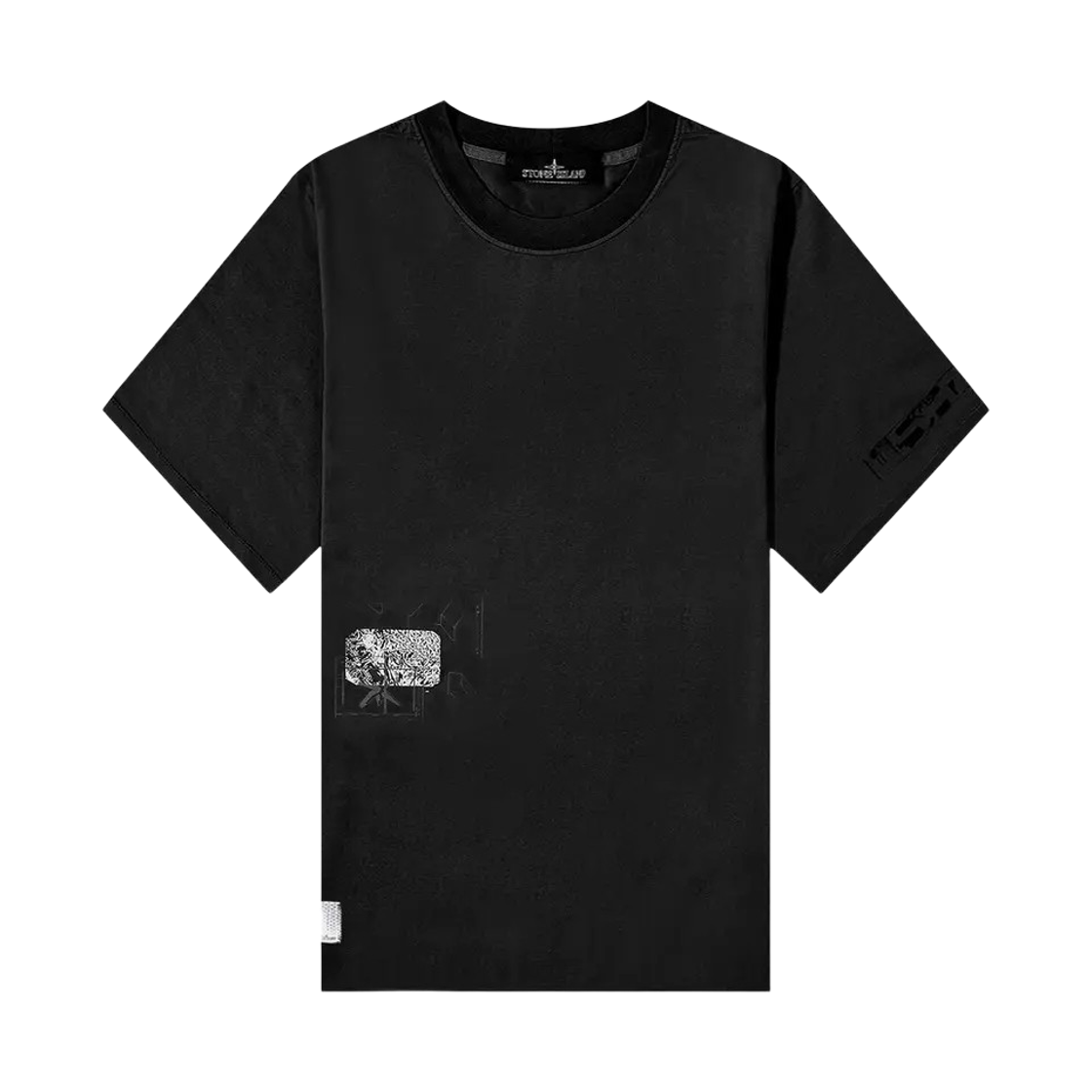 스톤 아일랜드 2011B 쉐도우 프로젝트 티셔츠 블랙 - 22FW(Stone Island 2011B Shadow Project T-Shirt Black - 22FW) - 1