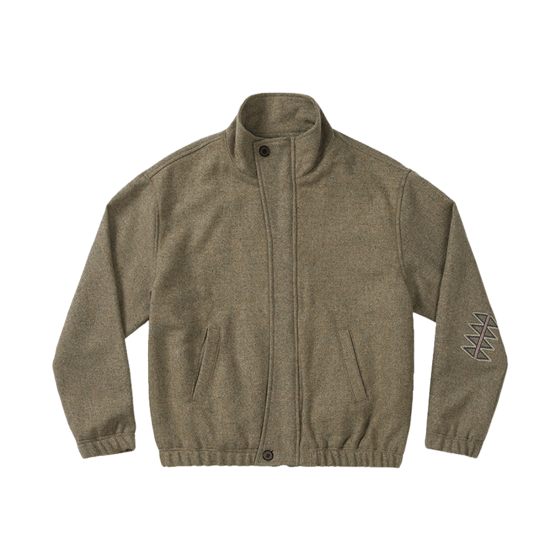카락터 마체테 울 블루종 토프 멜란지(Karactor Machete Wool Blouson Taupe Melange)