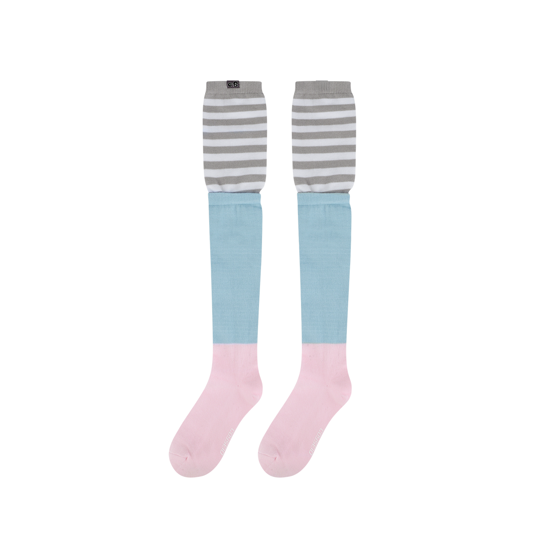 코이세이오 X 브라이스돌 스트라이프 삭스 핑크(COYSEIO X BLYTHE Stripe Layered Socks Pink)