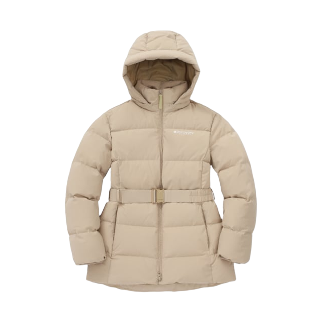 (W) 디스커버리 익스페디션 베니아 구스 다운 미드 패딩 베이지((W) Discovery Expedition Benia Goose Down Mid Padding Bege)