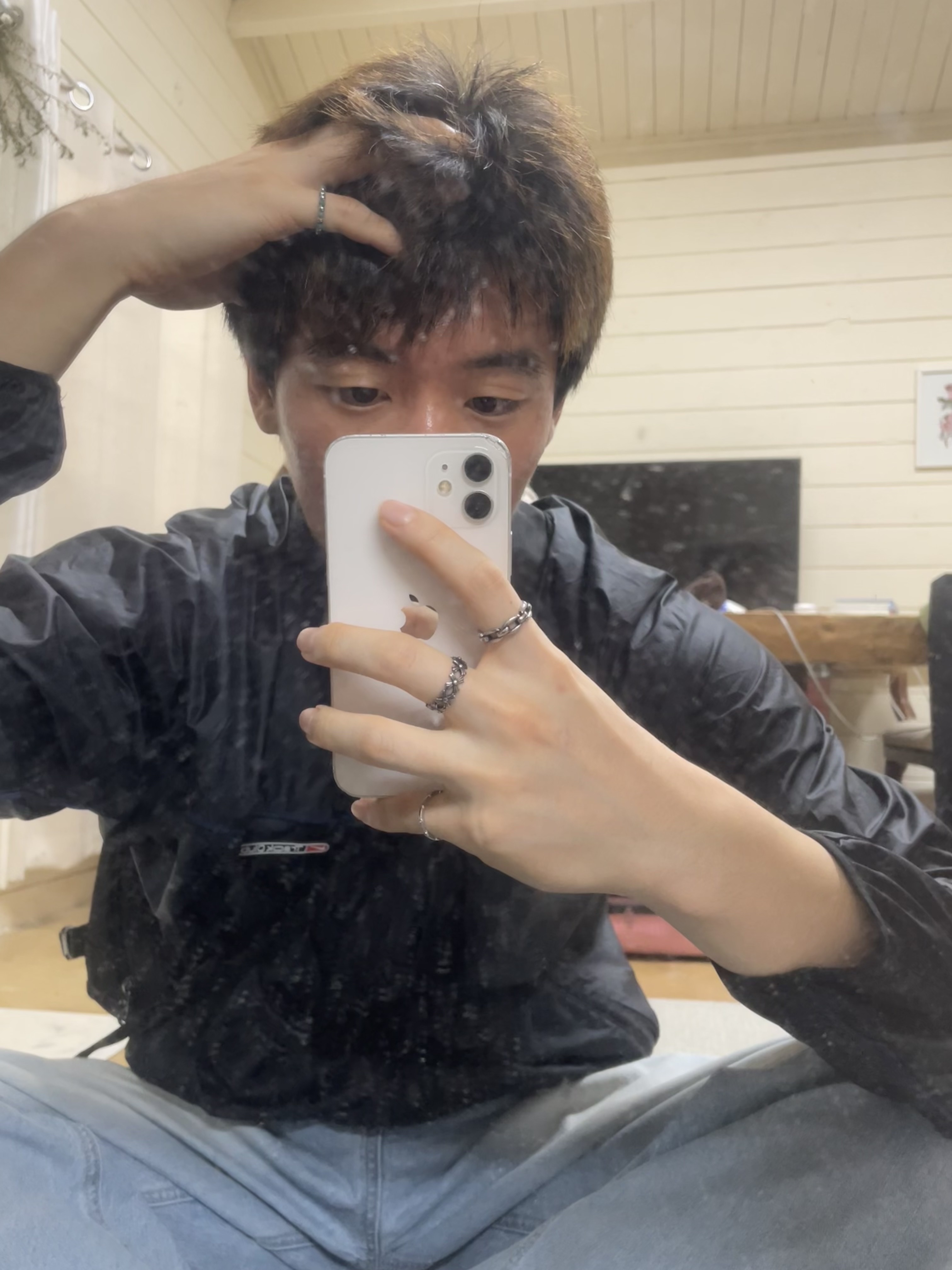Salomon XT-4 Black Silver Metallic, Nike Track Club Storm-Fit Running Jacket Black - Asia 착용 스타일 - 3