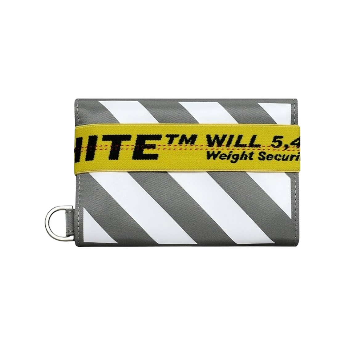 OMNC040S22FAB0010601 Off-White Diag Strap Wallet Grey