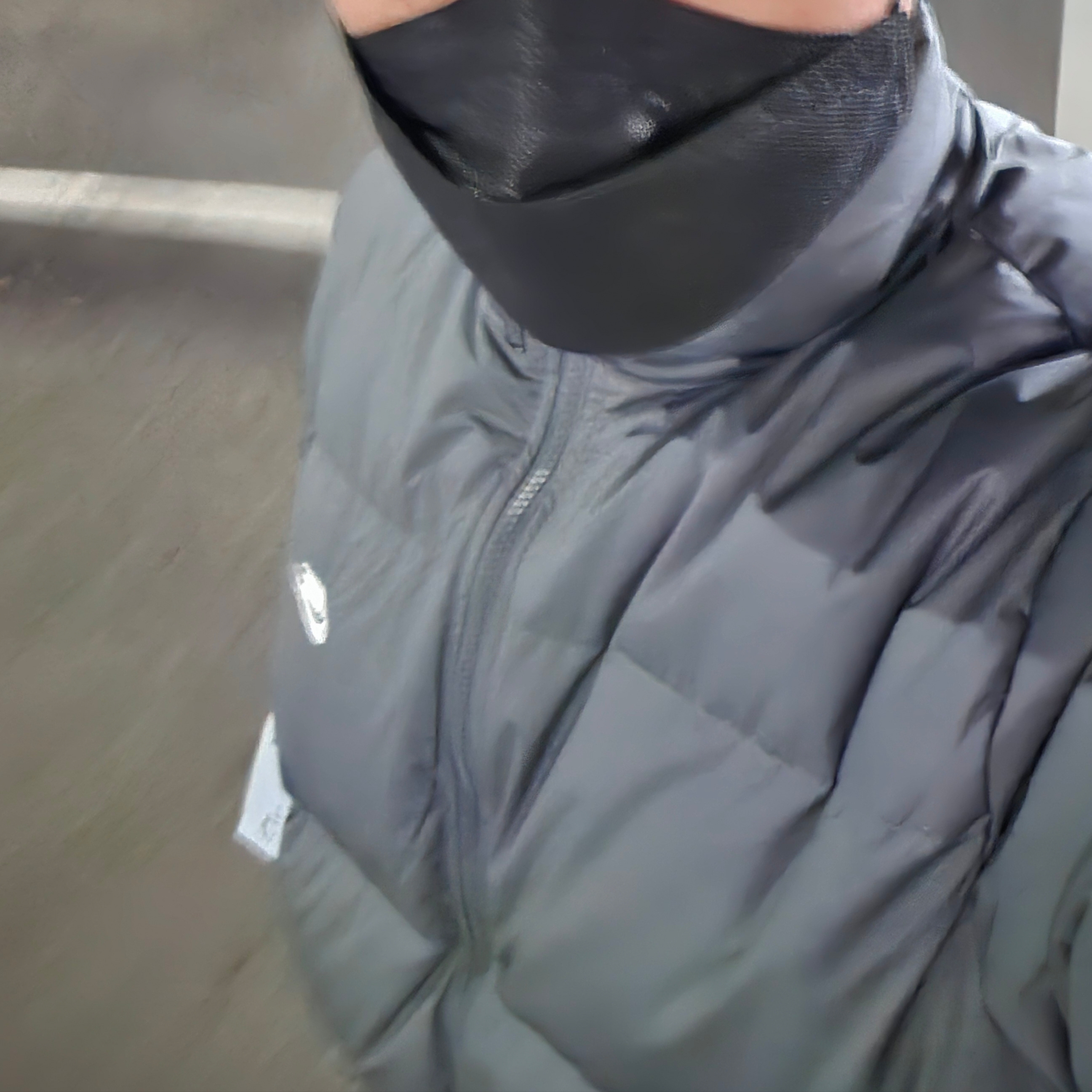 Nike NSW Club Therma-Fit Puffer Jacket Iron Grey White - Asia 착용 스타일