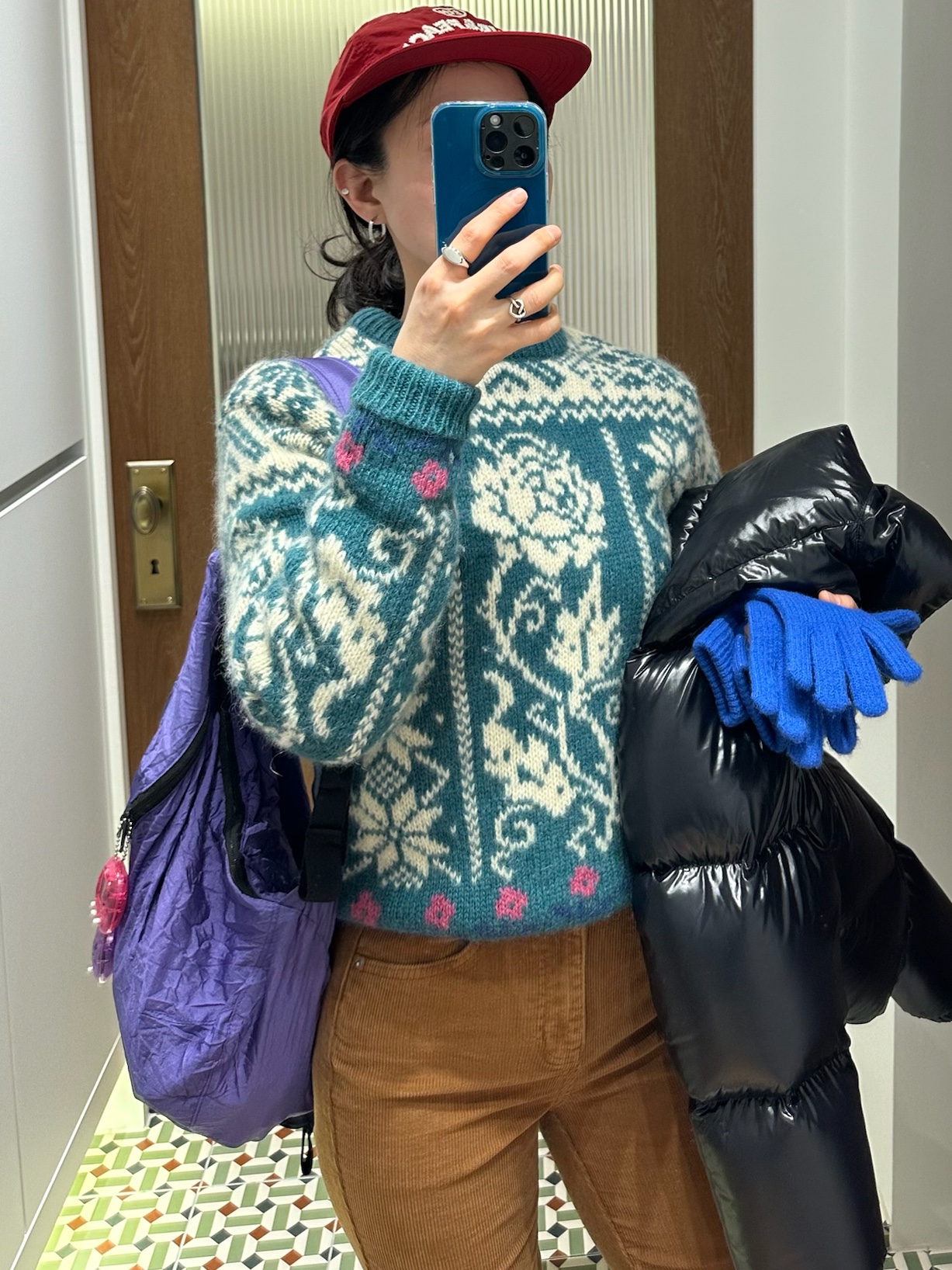 Keen Jasper Suede Sneakers Camel, Ticket to the Moon Mini Backpack Purple (15L) 착용 스타일 - 1