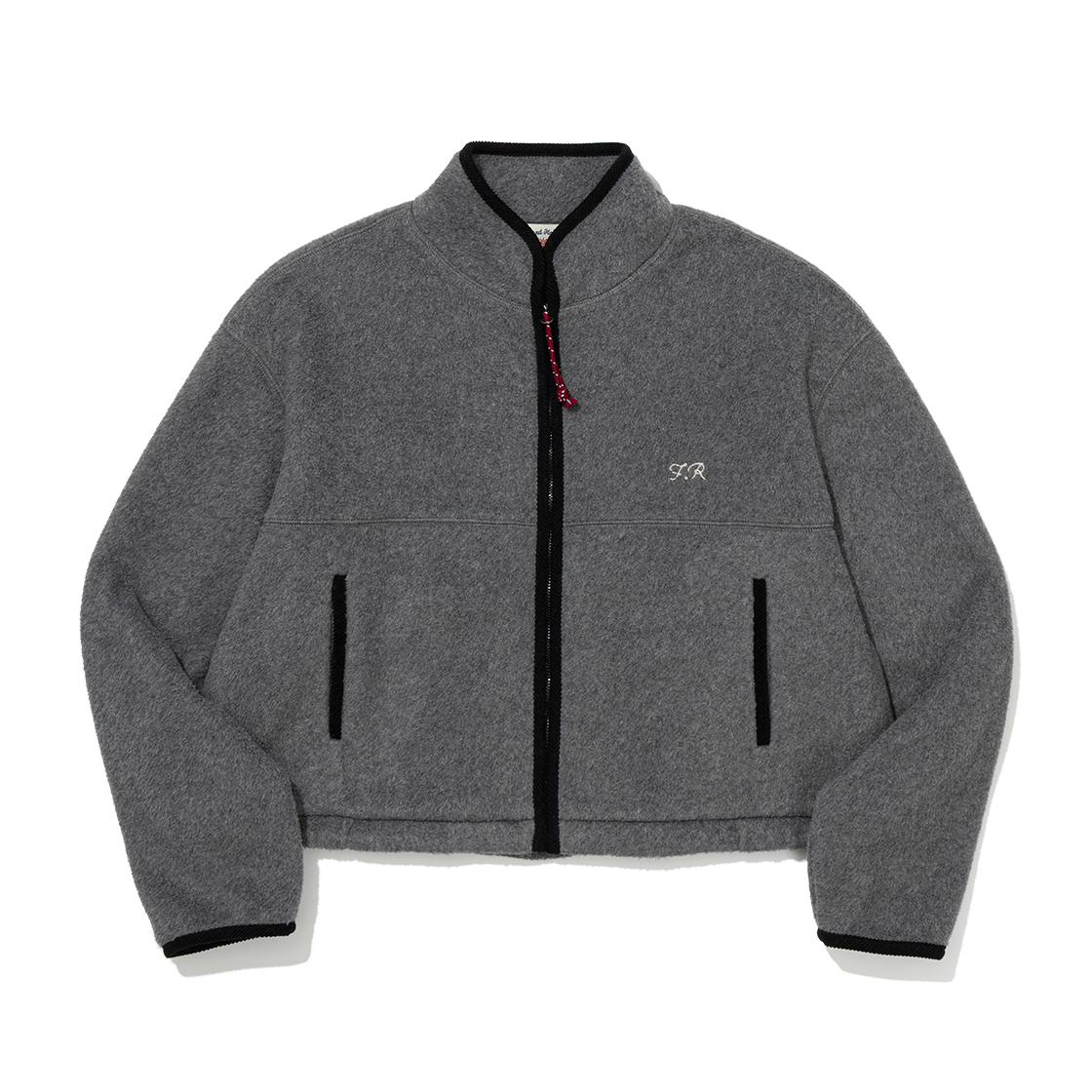 F263JP13 FRITUR Soft Fleece Jacket Grey