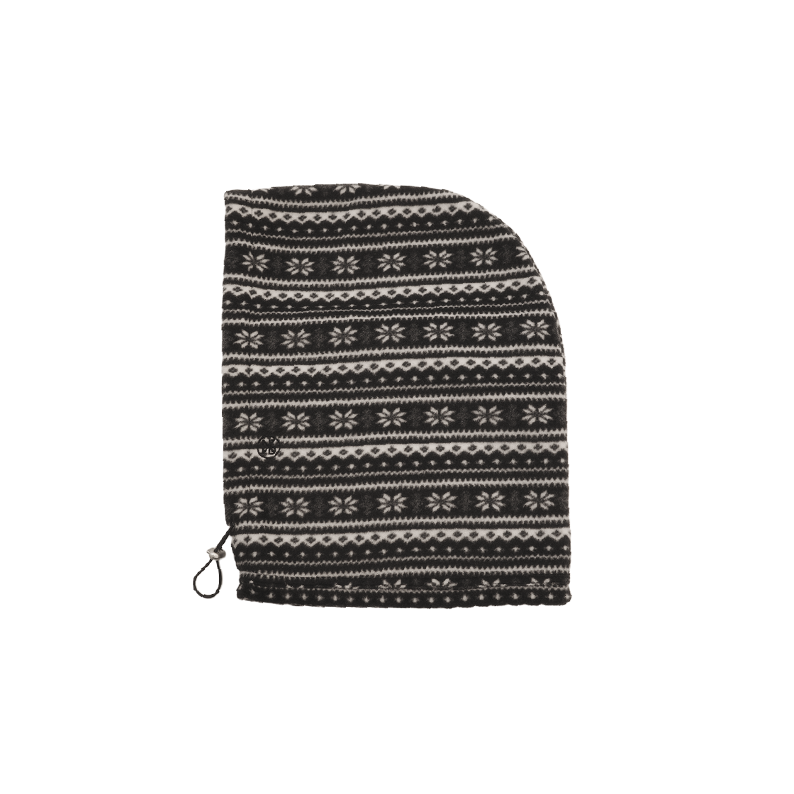 쿠키시 폴라플리스 바라클라바 눈꽃 블랙(Kookeesee PolarFleece Balaclava Snow flower_black)