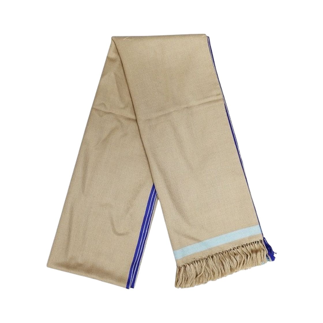 7067163211Q9869 Alexander McQueen Wool Cashmere Muffler Beige