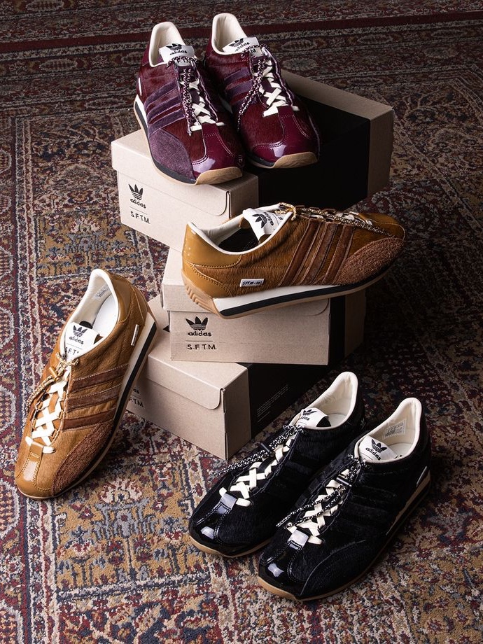 Adidas x Song for the Mute Country OG Bronze Strata Wild Brown 착용 스타일