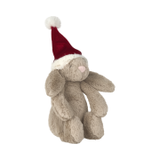Jellycat Bashful Christmas Bunny Decoration Praline