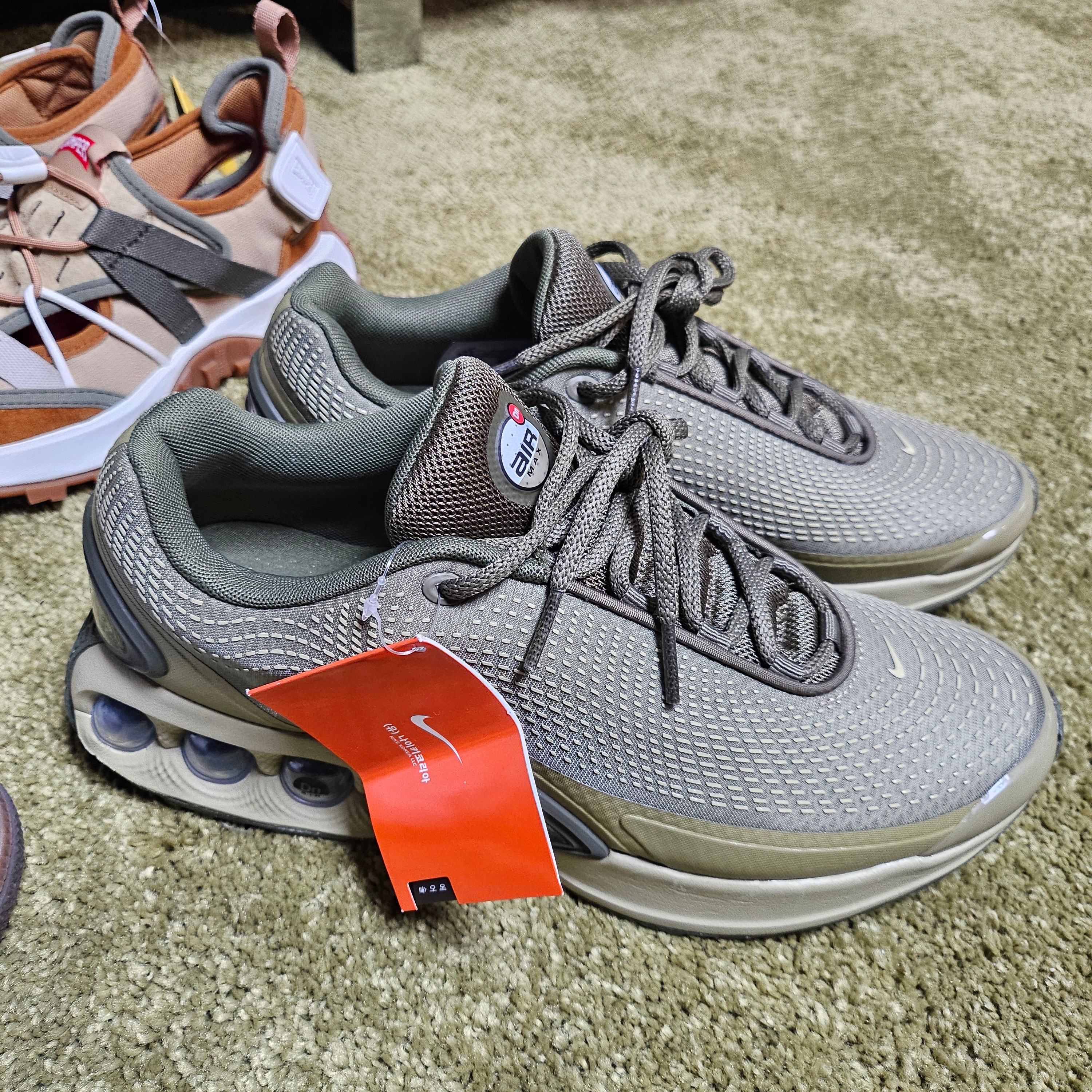 Camper Twins Nubuck Textile Sneakers Multicolor, Nike Air Max Dn Netural Olive Brown 착용 스타일 - 2