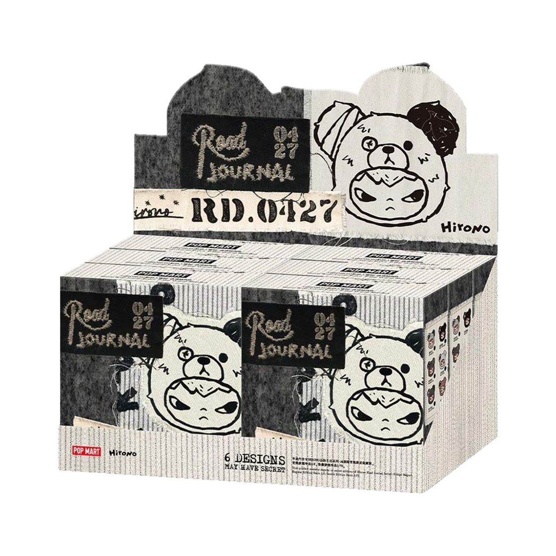 팝마트 히로노 로드 저널 시리즈 마그넷 미개봉 랜덤박스 (6개입)(Pop Mart Hirono Road Journal Series Fridge Magnet Sealed Case (6 Blind Boxes))