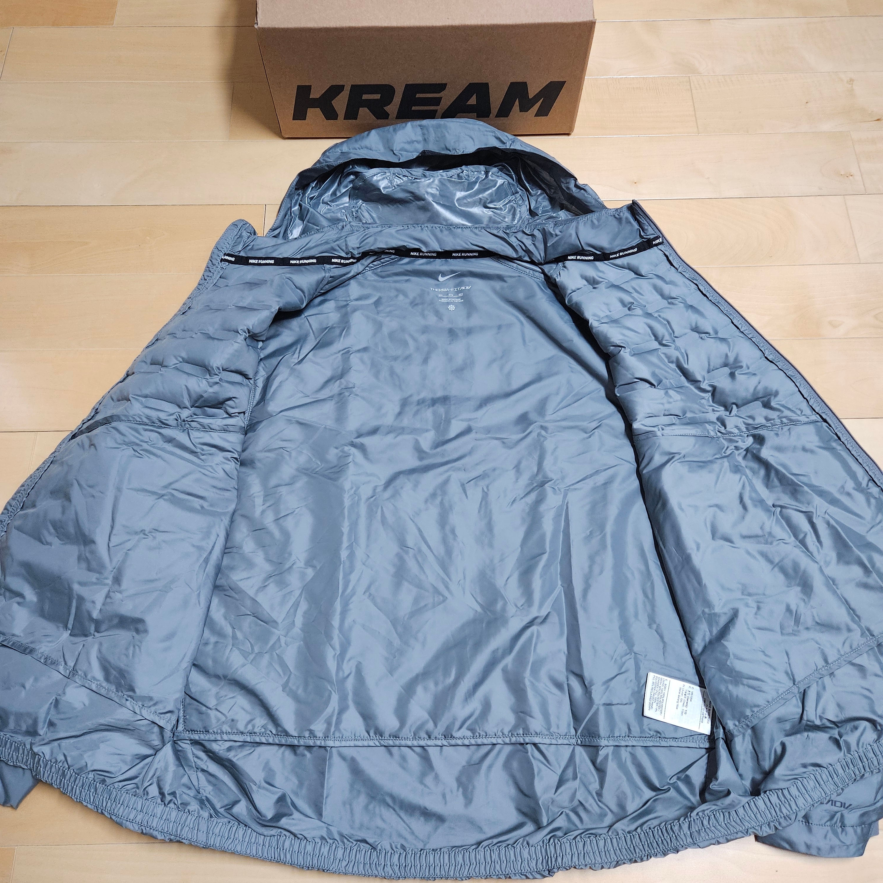 Nike Therma-Fit ADV Aeroloft Repel Down Running Jacket Smoke Grey - Asia 착용 스타일 - 2