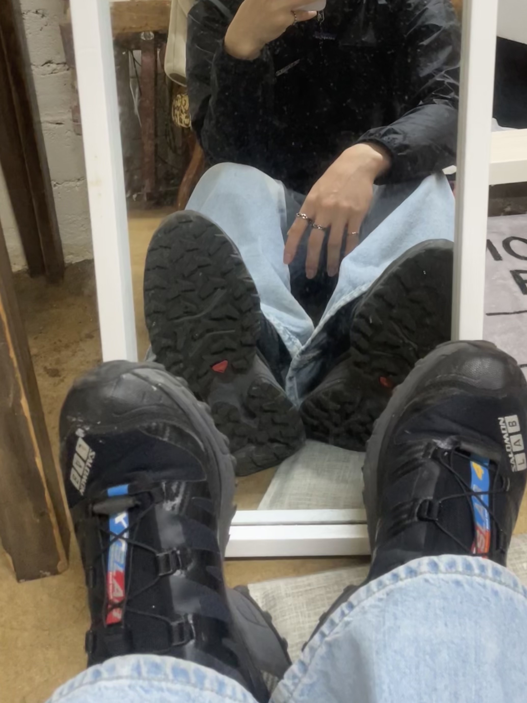 Salomon XT-4 Black Silver Metallic, Nike Track Club Storm-Fit Running Jacket Black - Asia 착용 스타일 - 2