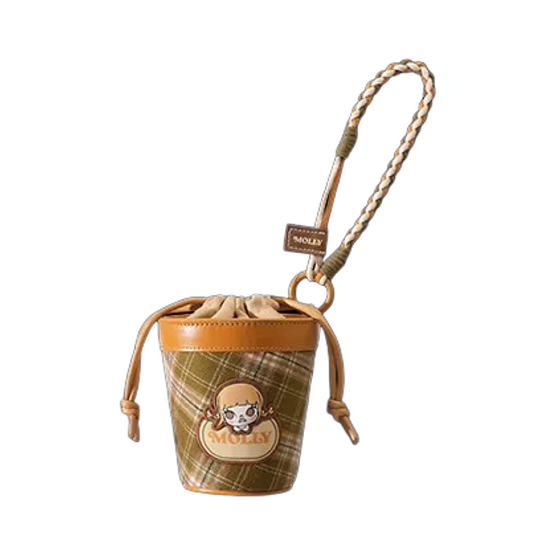 팝마트 베이비 몰리 윈터 핏 체크 시리즈 미니백 오트 컵 (개봉 박스)(Pop Mart Molly Winter Fit Check Series Mini Bag Oat Cup (Opened Case))