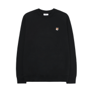 Maison Kitsune Fox Head Patch Regular Sweatshirt Black