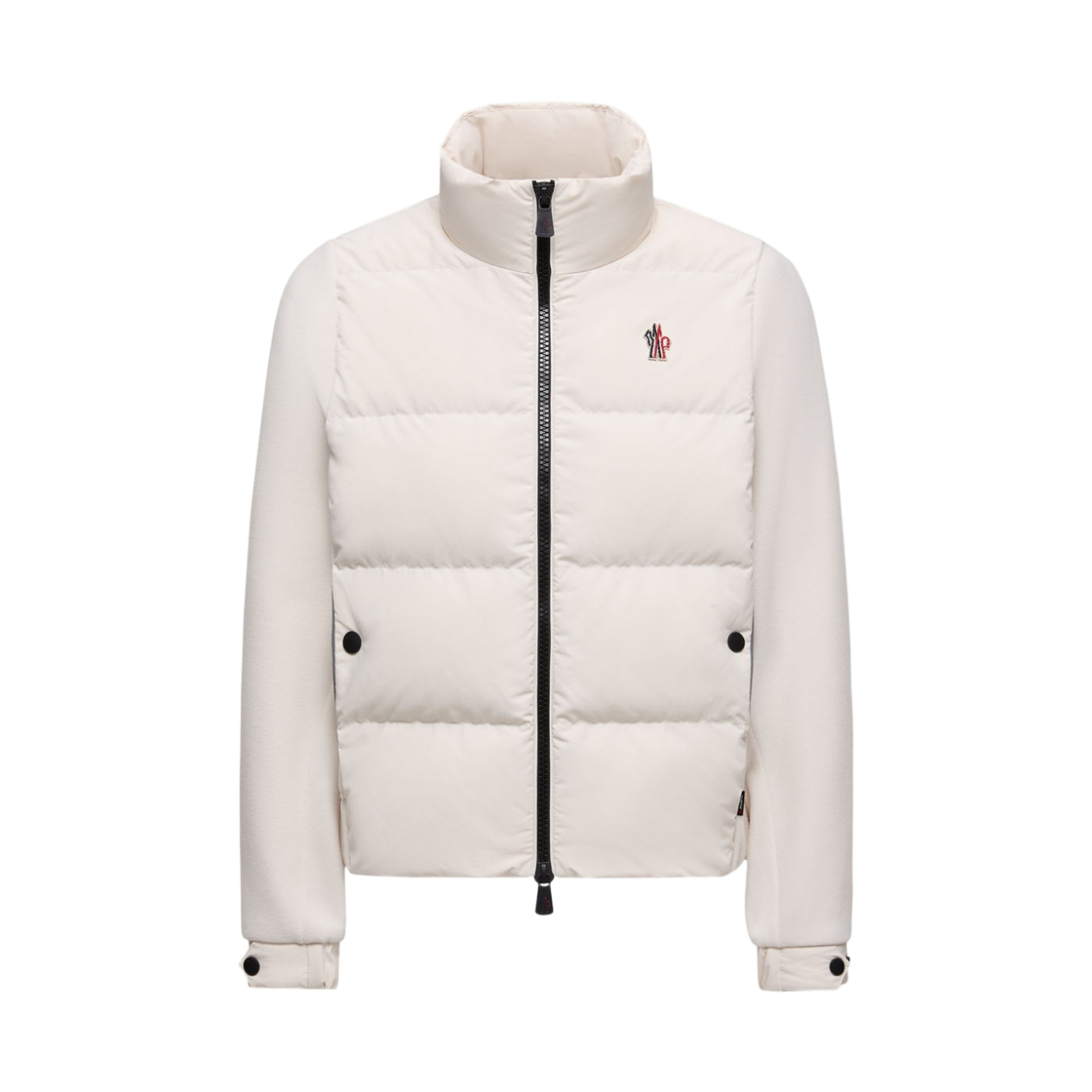 (W) 몽클레르 폴라텍 패딩 집업 후드 화이트 - 25FW((W) Moncler Polartec Padded Zip-Up Hoodie White - 25FW)