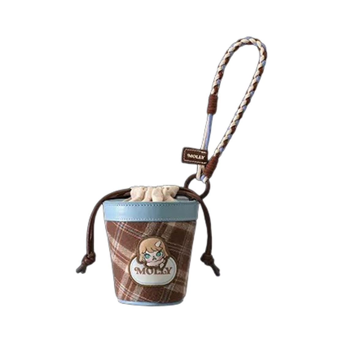 팝마트 베이비 몰리 윈터 핏 체크 시리즈 미니백 토끼처럼 부드러운 솜털 (개봉 박스)(Pop Mart Molly Winter Fit Check Series Mini Bag Bunny-Soft Fuzz (Opened Case))